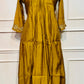 Mustard Grace Mull Chanderi Suit Set (RT1020)