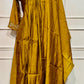 Mustard Grace Mull Chanderi Suit Set (RT1020)