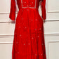 Scarlet Charm Mull Chanderi Suit Set (RT1023)