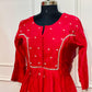 Scarlet Charm Mull Chanderi Suit Set (RT1023)