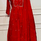 Scarlet Charm Mull Chanderi Suit Set (RT1023)