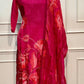 Radiant Petal Butter Crepe Suit Set (RT2028)