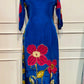 Sapphire Bloom Butter Crepe Suit Set (RT1046)