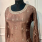 Mocha Grace Chinon Anarkali Set (RT1037)