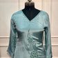 Aqua Blossom Chinon A-Line Suit Set (RT1043)