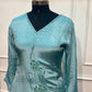 Aqua Blossom Chinon A-Line Suit Set (RT1043)