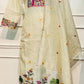 Ivory Tropicana Jamdani Suit Set (RT1055)