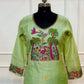 Mint Tropicana Jamdani Suit Set (RT1056)