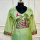 Mint Tropicana Jamdani Suit Set (RT1056)