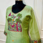 Mint Tropicana Jamdani Suit Set (RT1056)