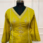 Olive Elegance Embroidered Mull Cotton Suit Set (RT1053)
