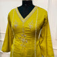 Olive Elegance Embroidered Mull Cotton Suit Set (RT1053)