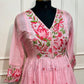Rosewood Charm Mull Cotton Anarkali Set (RT1064)