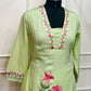 Celadon Floral Grace – Mull Cotton 3 Piece Set (RT1068)