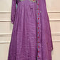 Lavender Bloom Mull Cotton Empire Cut Set (RT1081)