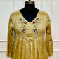 Sand Glow Empire Cut Mull Cotton Set (RT1084)