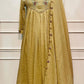 Sand Glow Empire Cut Mull Cotton Set (RT1084)