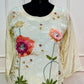 3D Floral Embroidered HO White Suit Set (RT1073)