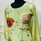 3D Floral Embroidered HO Green Suit Set (RT1072)