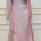 Blush Bloom Chinon Embroidered A-Line Suit Set (RT2034)