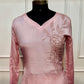 Blush Bloom Chinon Embroidered A-Line Suit Set (RT2034)