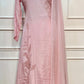 Blush Bloom Chinon Embroidered A-Line Suit Set (RT2034)