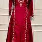 Rose Majesty Dola Silk Embroidered A-Line Suit Set (RT1086)