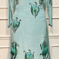 Azure Tulip Whisper – Chinon Brush Paint A-Line Anarkali Set (RT1090)