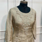 Golden Grace Chinon Embroidered Anarkali Suit Set (RT1102)