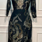 Obsidian Grace Chinon Printed Straight Cut Suit Set (RT1106)