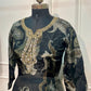Obsidian Grace Chinon Printed Straight Cut Suit Set (RT1106)