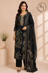 Obsidian Grace Chinon Printed Straight Cut Suit Set (RT1106)