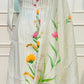 White Petals – Poly Mull Chanderi 3 Piece Suit Set (RT1124)
