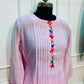 Rosé Milk – Poly Mull Chanderi 3 Piece Suit Set (RT1126)