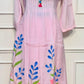 Rosé Milk – Poly Mull Chanderi 3 Piece Suit Set (RT1126)