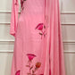Rosé Bloom – Premium Chinon A-Line Suit Set (RT1114)