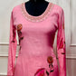 Rosé Bloom – Premium Chinon A-Line Suit Set (RT1114)