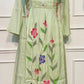 Celadon Bloom – Poly Mull Chanderi A-Line Suit Set (RT1116)