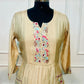 Honey Oat – Poly Mull Chanderi 3 Piece Suit Set (RT1119)