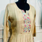 Honey Oat – Poly Mull Chanderi 3 Piece Suit Set (RT1119)