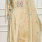 Honey Oat – Poly Mull Chanderi 3 Piece Suit Set (RT1119)