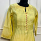 Lemon Petal – Poly Mull Chanderi 3 Piece Suit Set (RT1125)