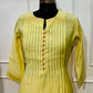 Lemon Petal – Poly Mull Chanderi 3 Piece Suit Set (RT1125)