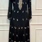 Black Empress – Premium Chinon Anarkali 3 Piece Suit Set (RT1128)