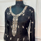 Black Empress – Premium Chinon Anarkali 3 Piece Suit Set (RT1128)