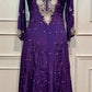 Majestic Violet – Premium Chinon Anarkali 3 Piece Suit Set (RT1133)