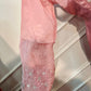 Blush Elegance Chinon Embellished Anarkali Suit Set (XL)