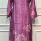 Dusty Mauve Imported Floral Print Suit Set (XXL)