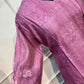 Dusty Mauve Imported Floral Print Suit Set (XXL)