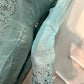 Sage Sparkle Chinon Suit Set (L, XXL)